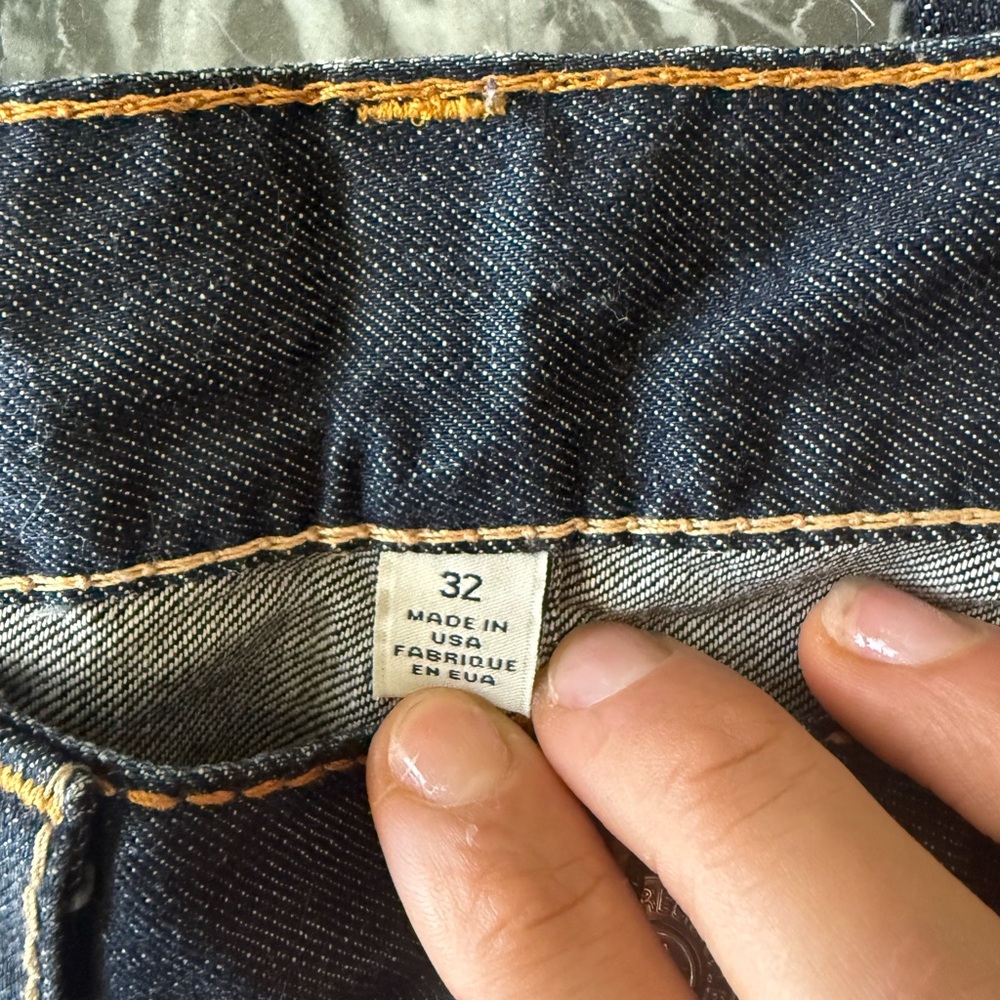True Religion Men's Straight Jeans - Dark Blue - Picture 4 of 6